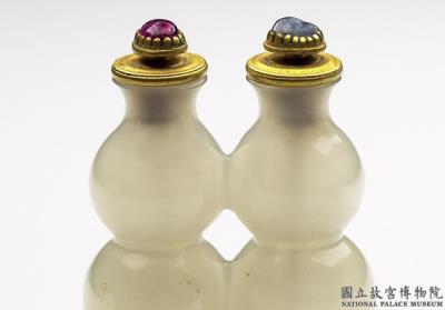 图片[2]-Chalcedony gourd-shaped conjoined snuff bottles, Qing dynasty, 18th century-China Archive